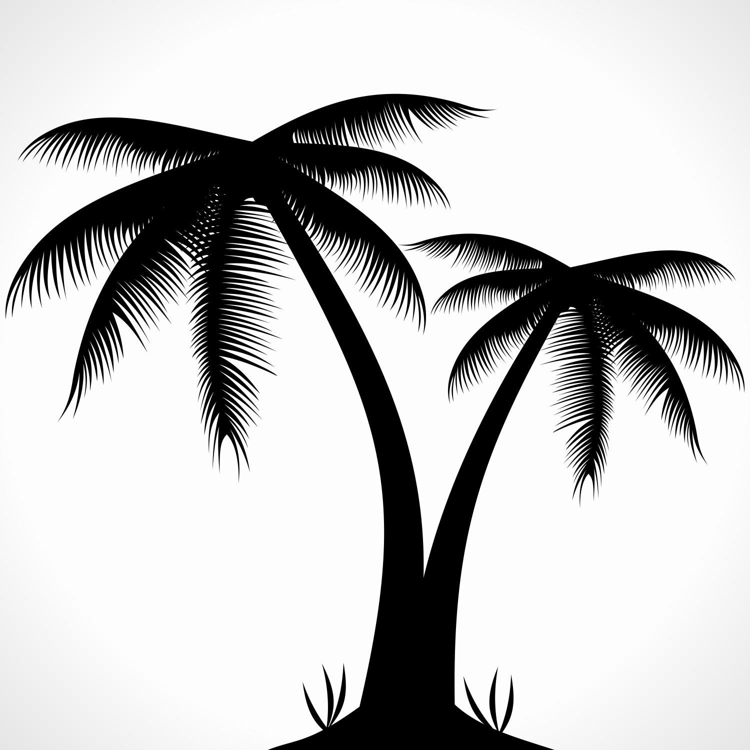 Palm tree art tropical palm trees clip art clip art palm tree 7