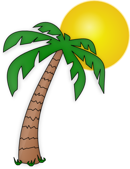 Palm tree clip art printable free clipart images 2