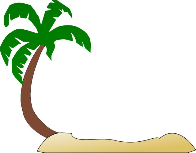Palm tree clip art silhouette free clipart images 2 clipartix