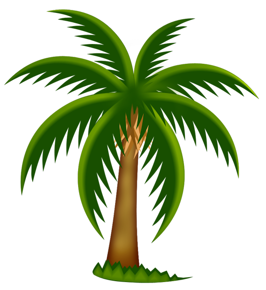 Palm tree clip art silhouette free clipart images clipartix