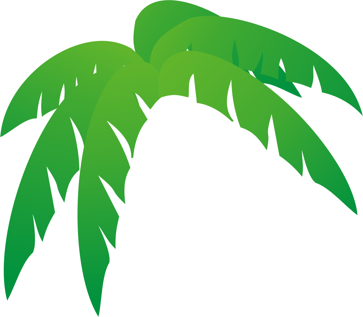 Palm tree leaves free clip art clipartcow
