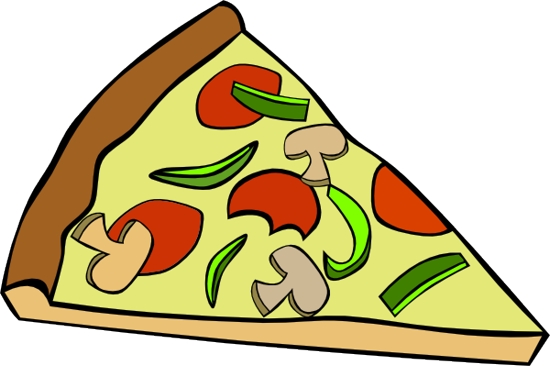 Pizza clipart black and white free clipart images 3