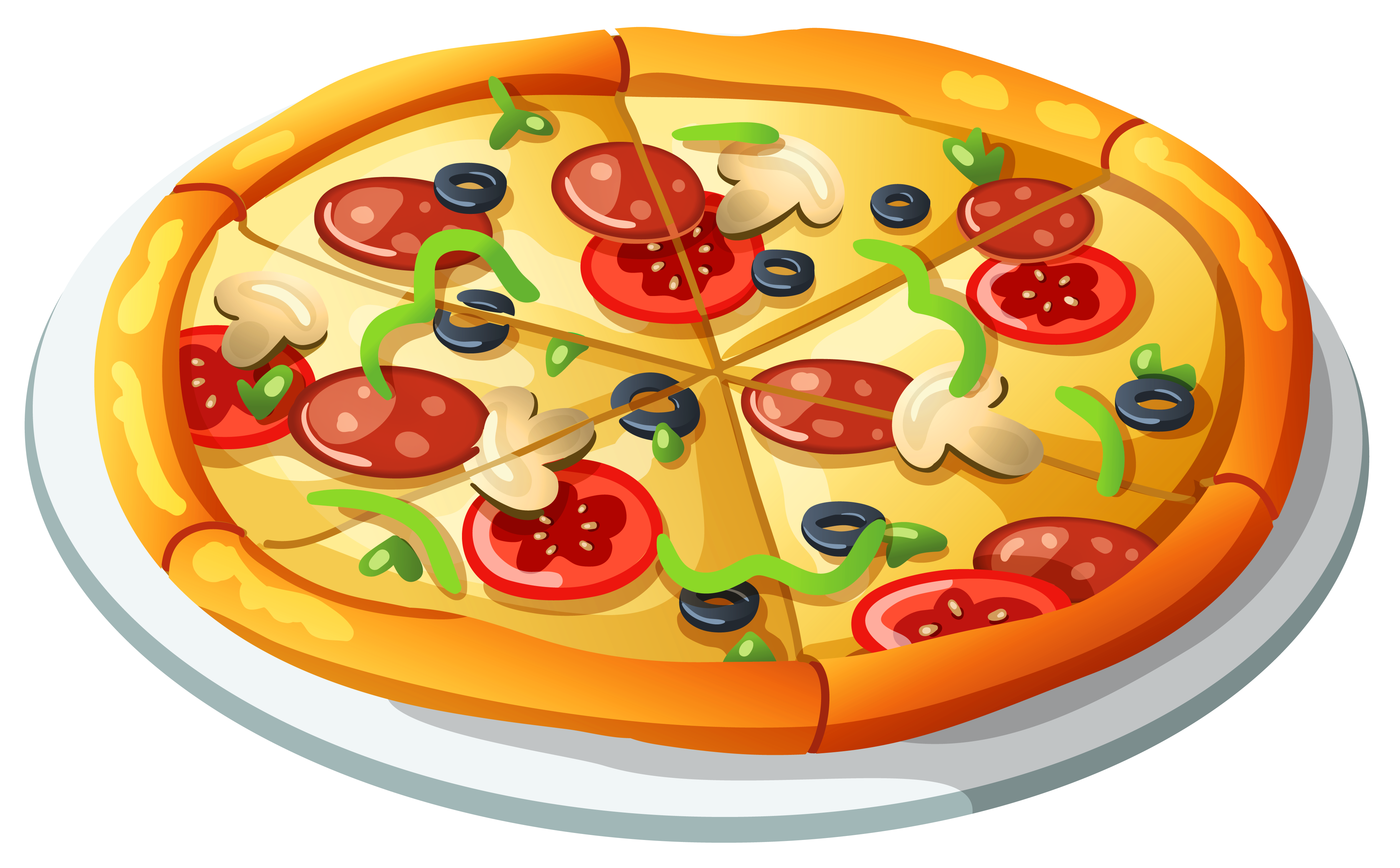 Pizza vector clipart