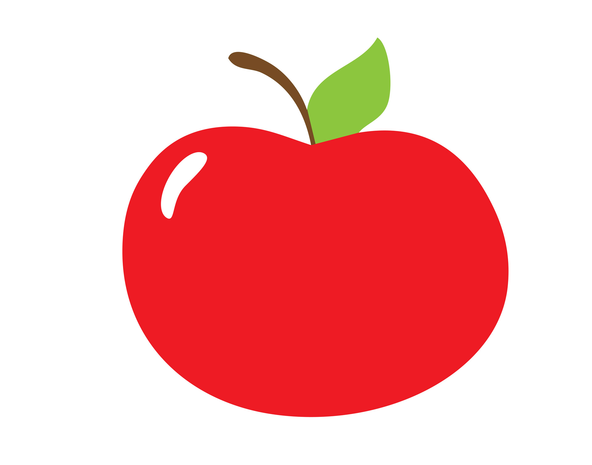 Red apple clipart free stock photo public domain pictures