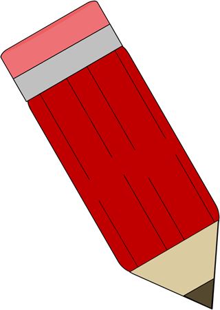 Red pencil clip art red pencil image