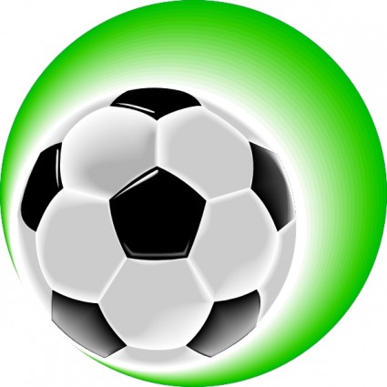 Red soccer ball clip art free clipart images