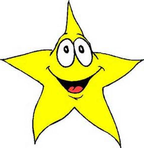 Red star in star clipart vector clip art free clipartix