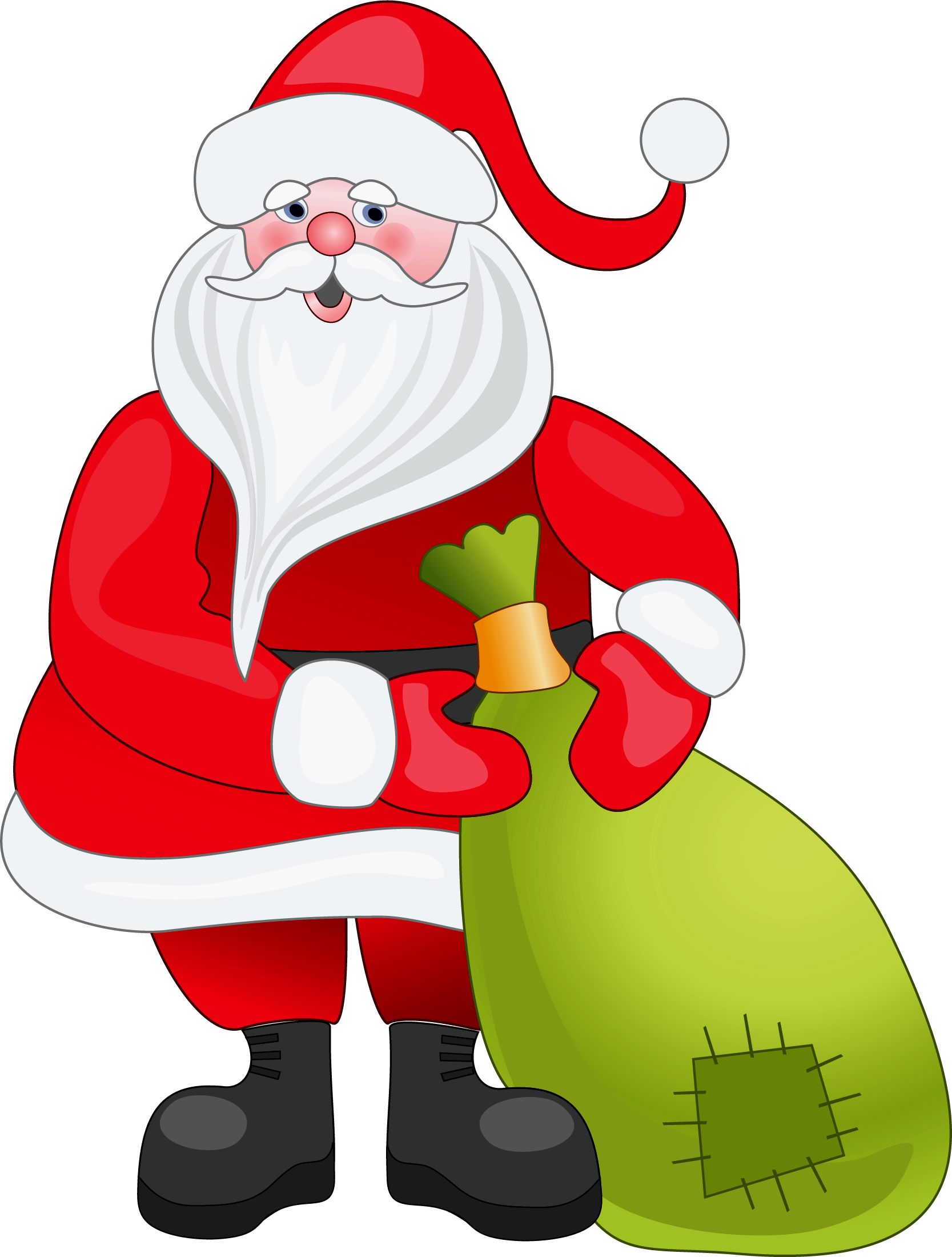 Santa claus clipart free christmas graphics image