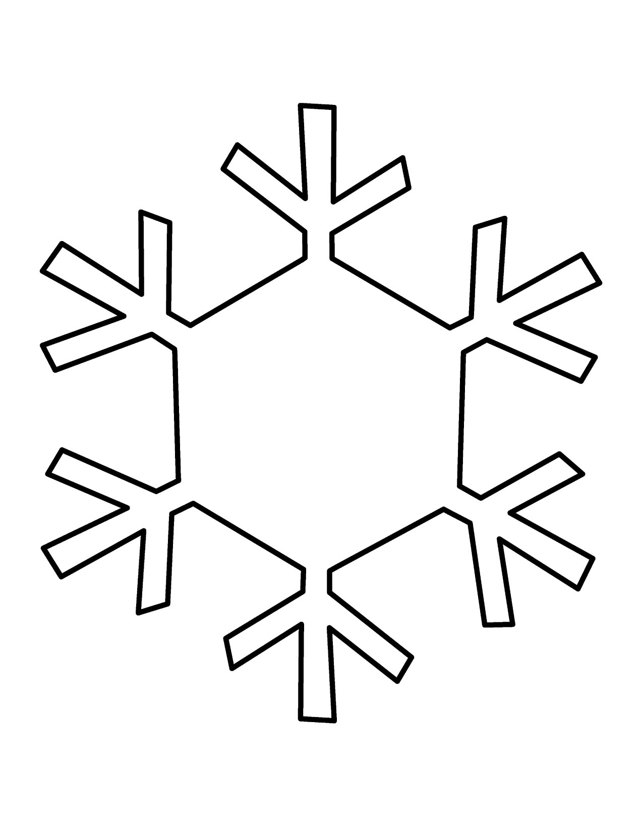 Simple snowflake clipart free clipart images
