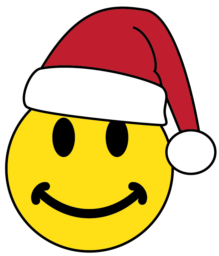 Smiley happy santa clipart