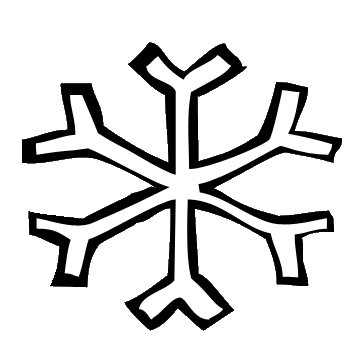 Snowflake clip art free clipart images