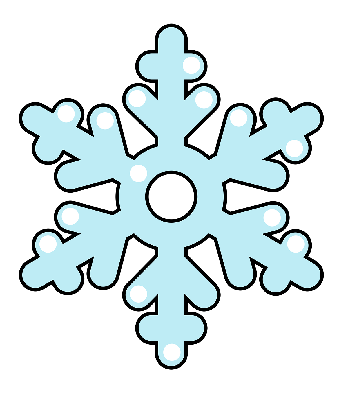 Snowflake free to use cliparts 2