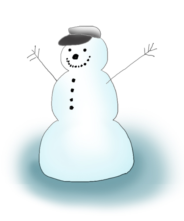 Snowman clipart 2