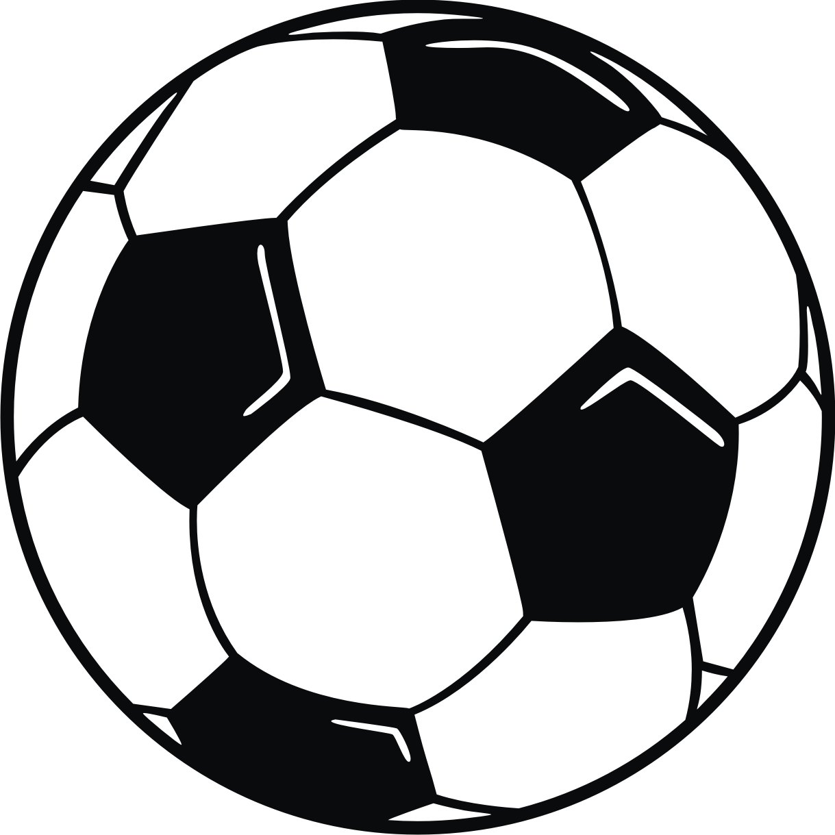 Soccer ball border clip art free clipart images