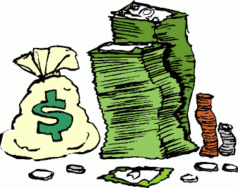 Spending money clipart free clipart images