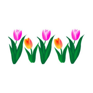 Spring flowers border clipart free clipart images 3