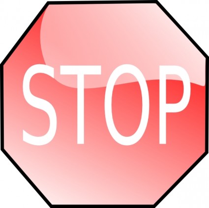 Stop sign clipart images 6