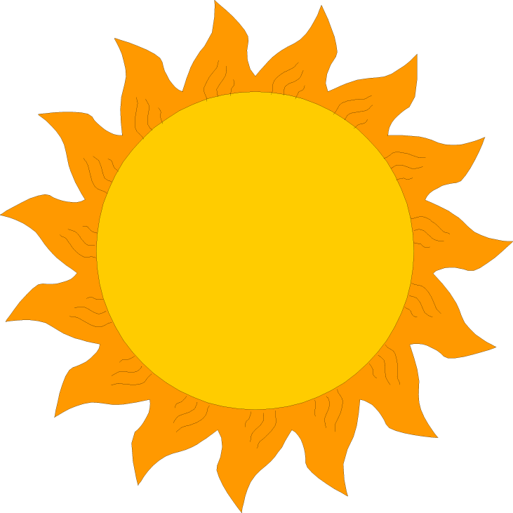 Sun clipart black and white free clipart images