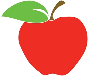 Teacher apple clipart free clipart images 4