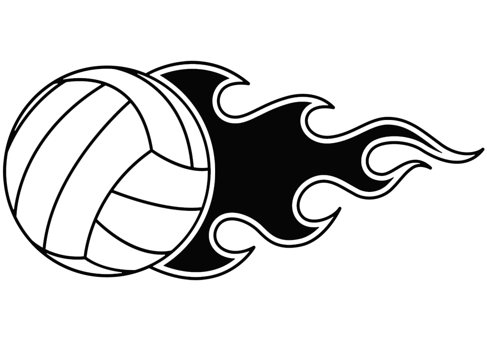Volleyball clip art on volleyball free illustrations clipartcow
