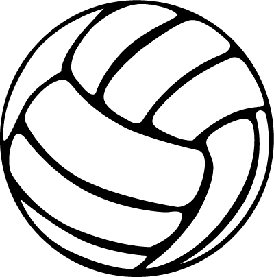 Volleyball clipart awesome and free volleyballurt central