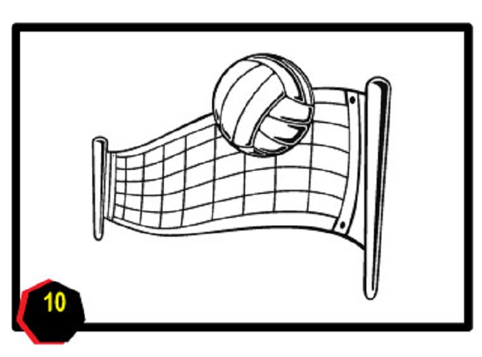 Volleyball clipart free clipart image