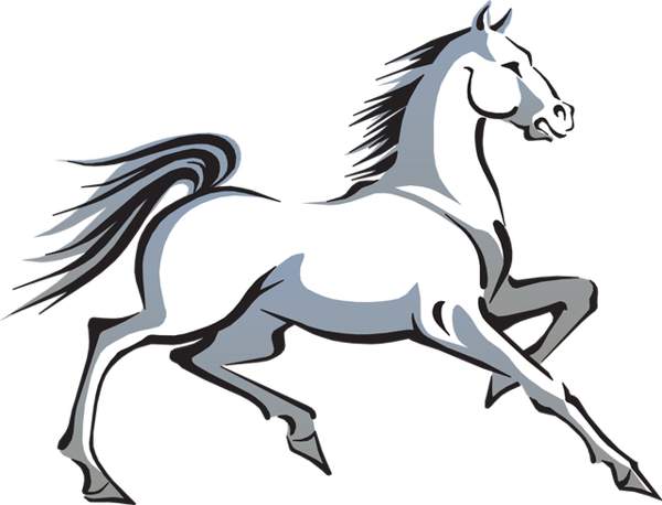 White horse clip art cwemi images gallery