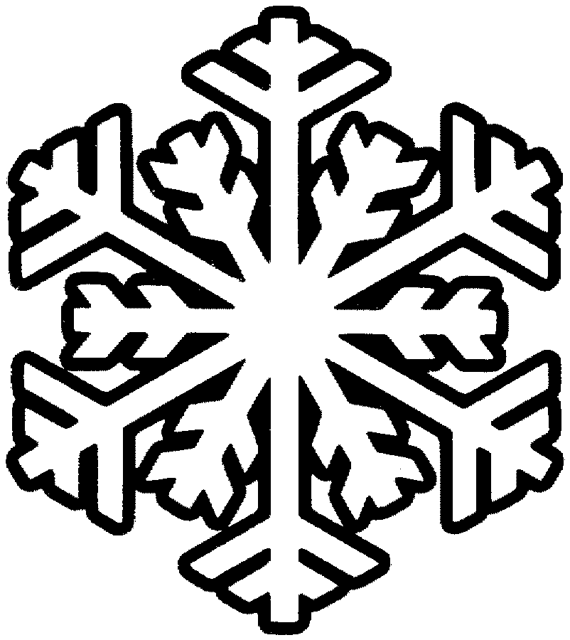 White snowflake clip art graphicsllections clipartcow