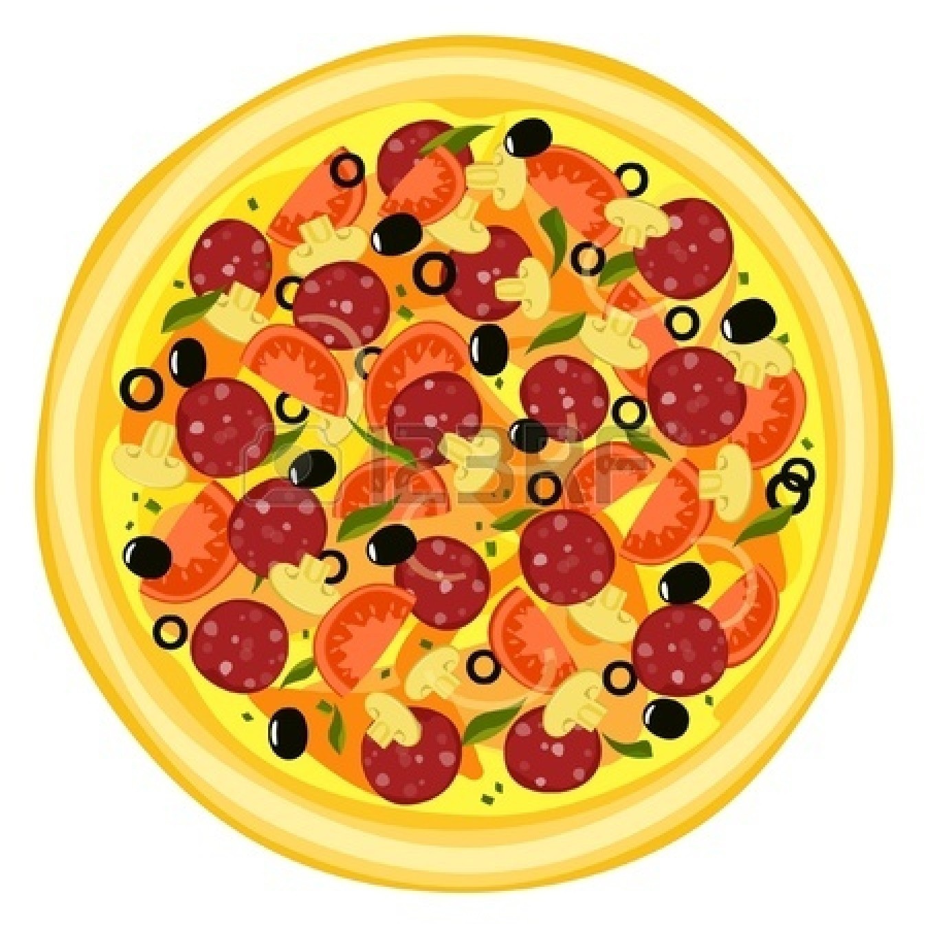 Whole pepperoni pizza clip art top woodworking designs