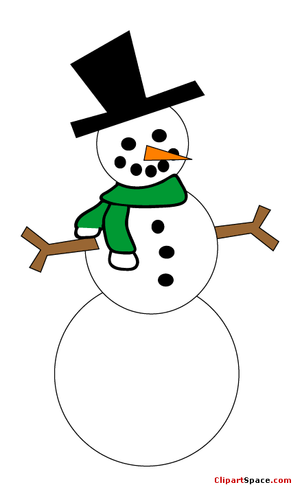 Winter snowman clip art free clipart images 5