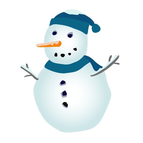 Winter snowman clip art free clipart images 6