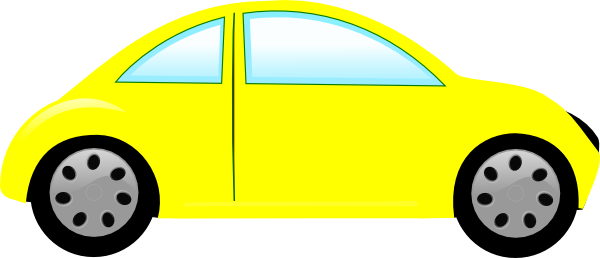 Yellow car bug car clip art at clker vector clip art