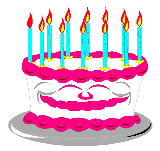 8th birthday cake happy birthday clip art clip 2 image clipartix