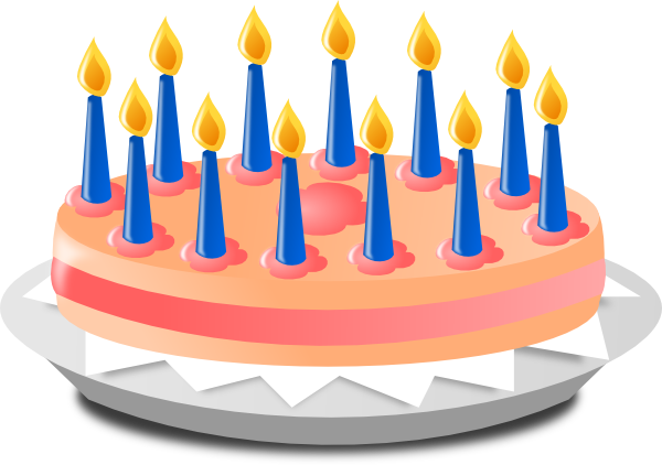 8th birthday cake happy birthday clip art clip 4 clipartcow