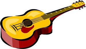 Acoustic guitar band clipart free clip art images image 7 2