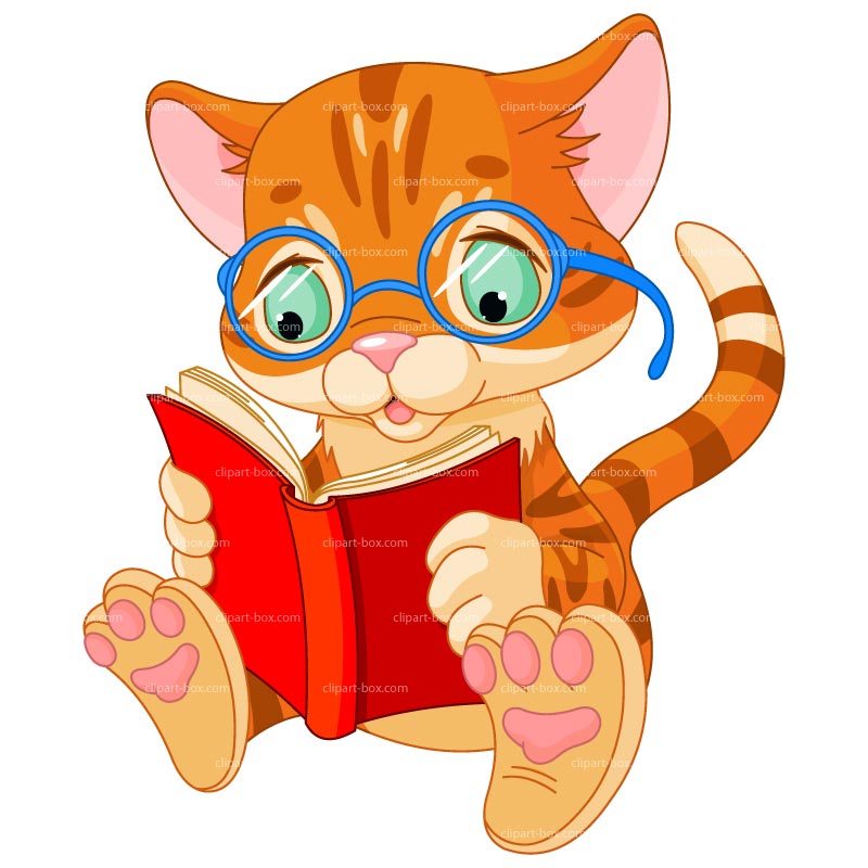 Animals reading clipart free clipart images 5
