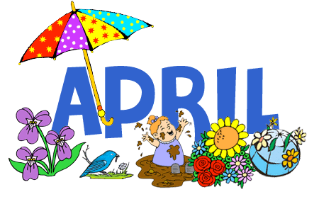 April month easter clipart
