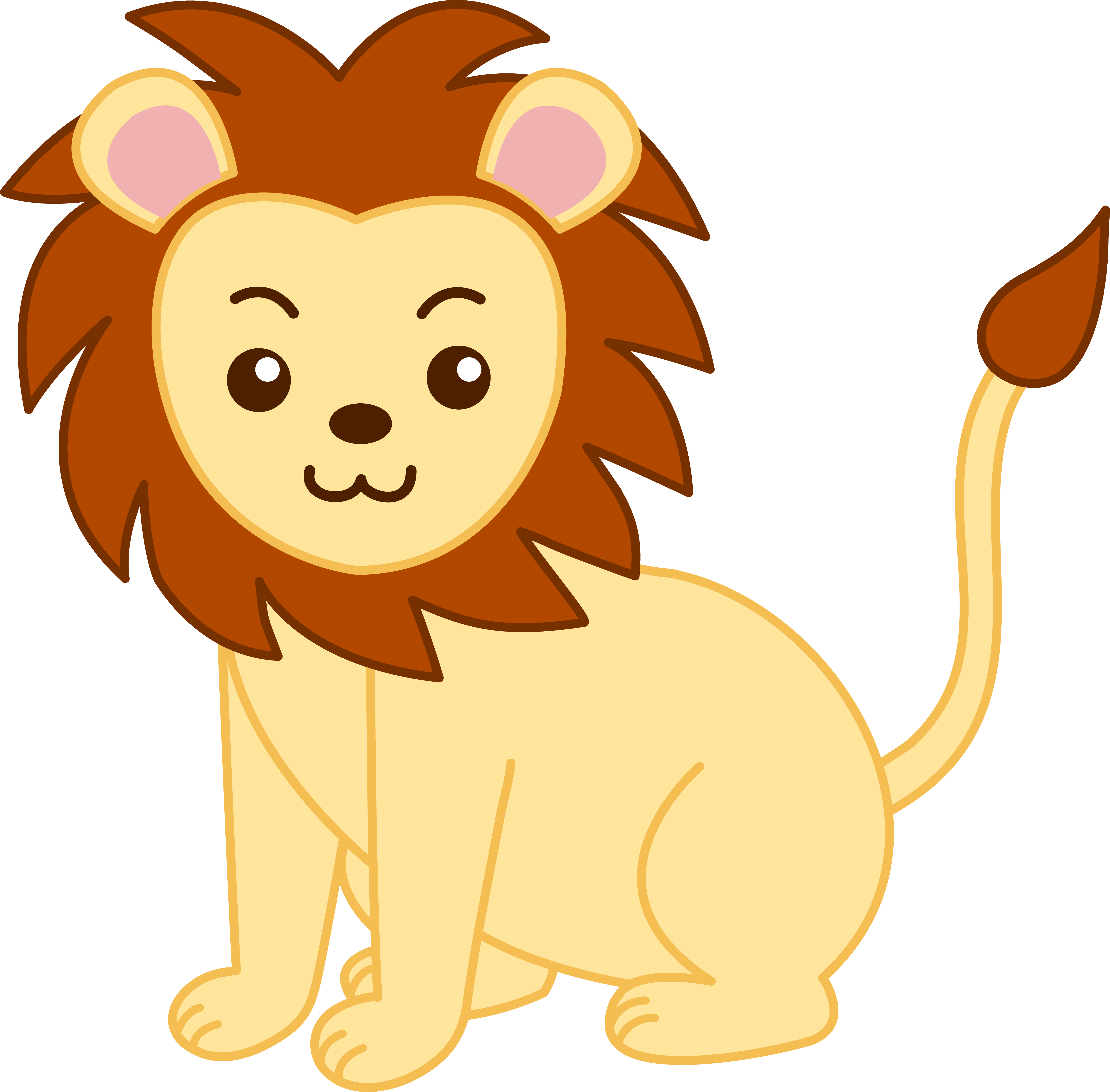 Baby lion clipart free clipart images 3