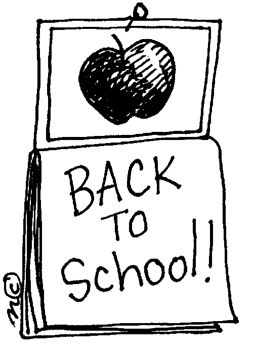 Back to school sign clip art gallery
