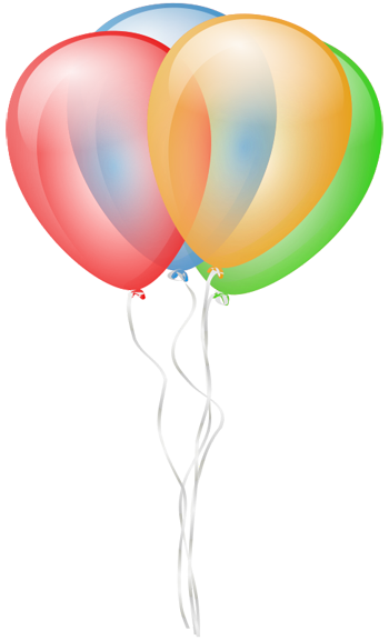 Balloon clipart free graphics oflorful party balloons 3