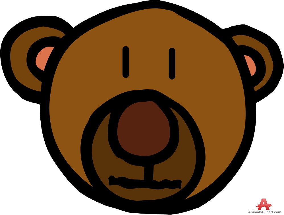 Bear clipart face free clipart design download