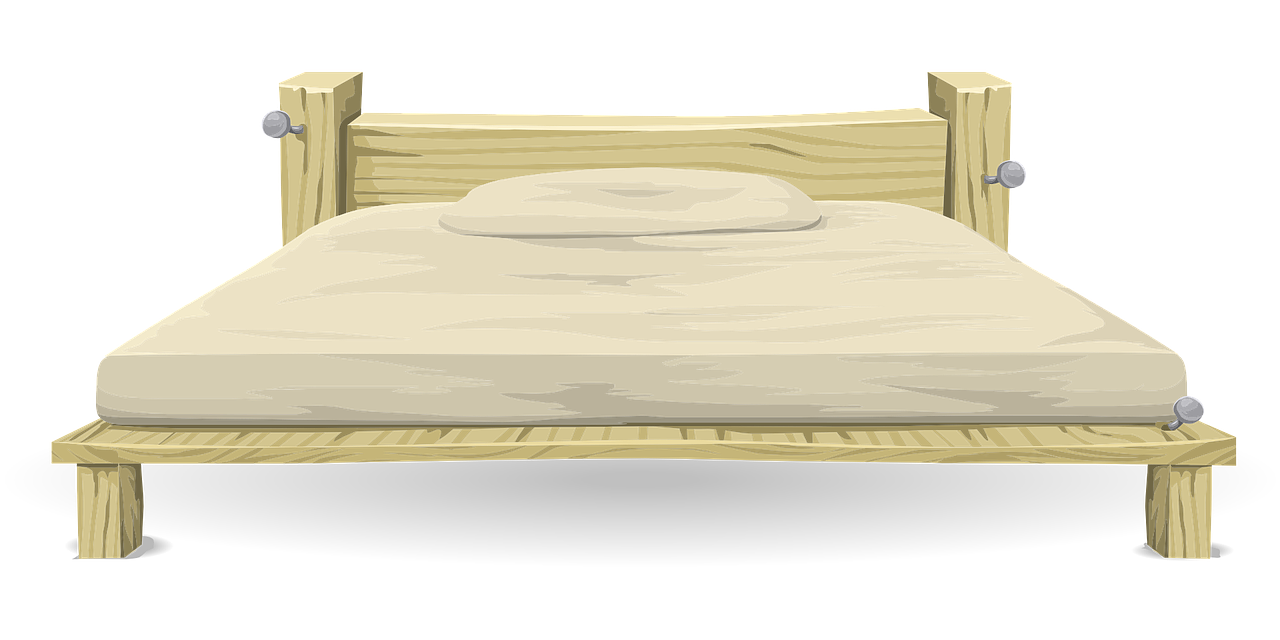 Bed free to use clipart