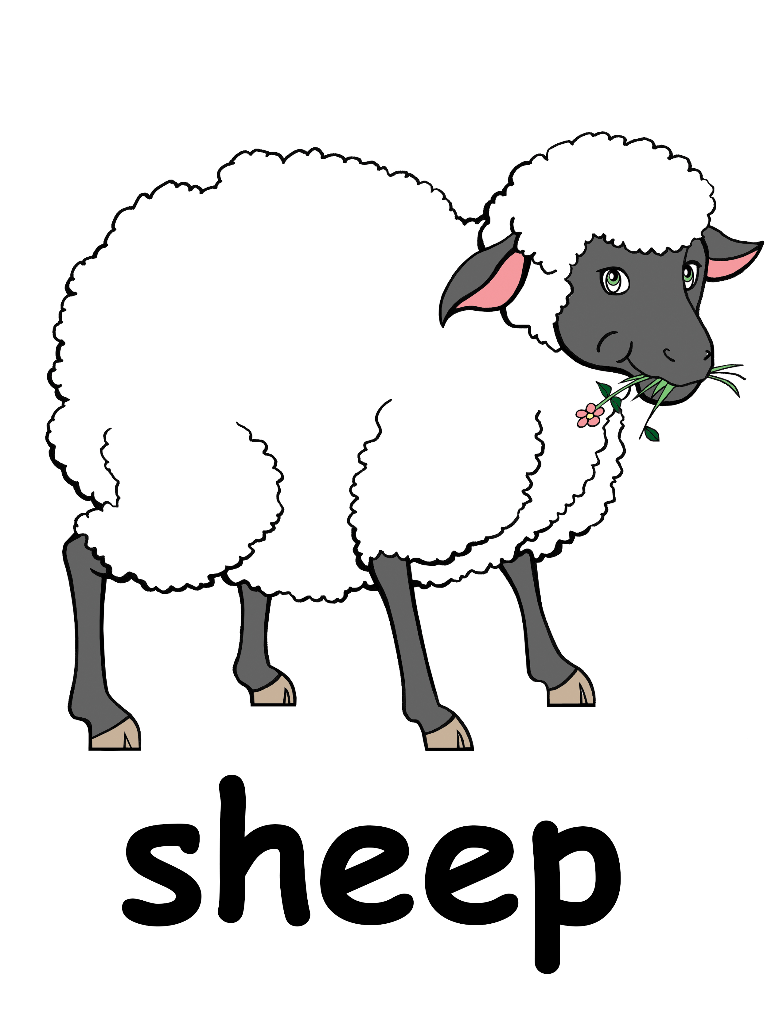 Black sheep clipart 6 sheep clip art 2 clipartix