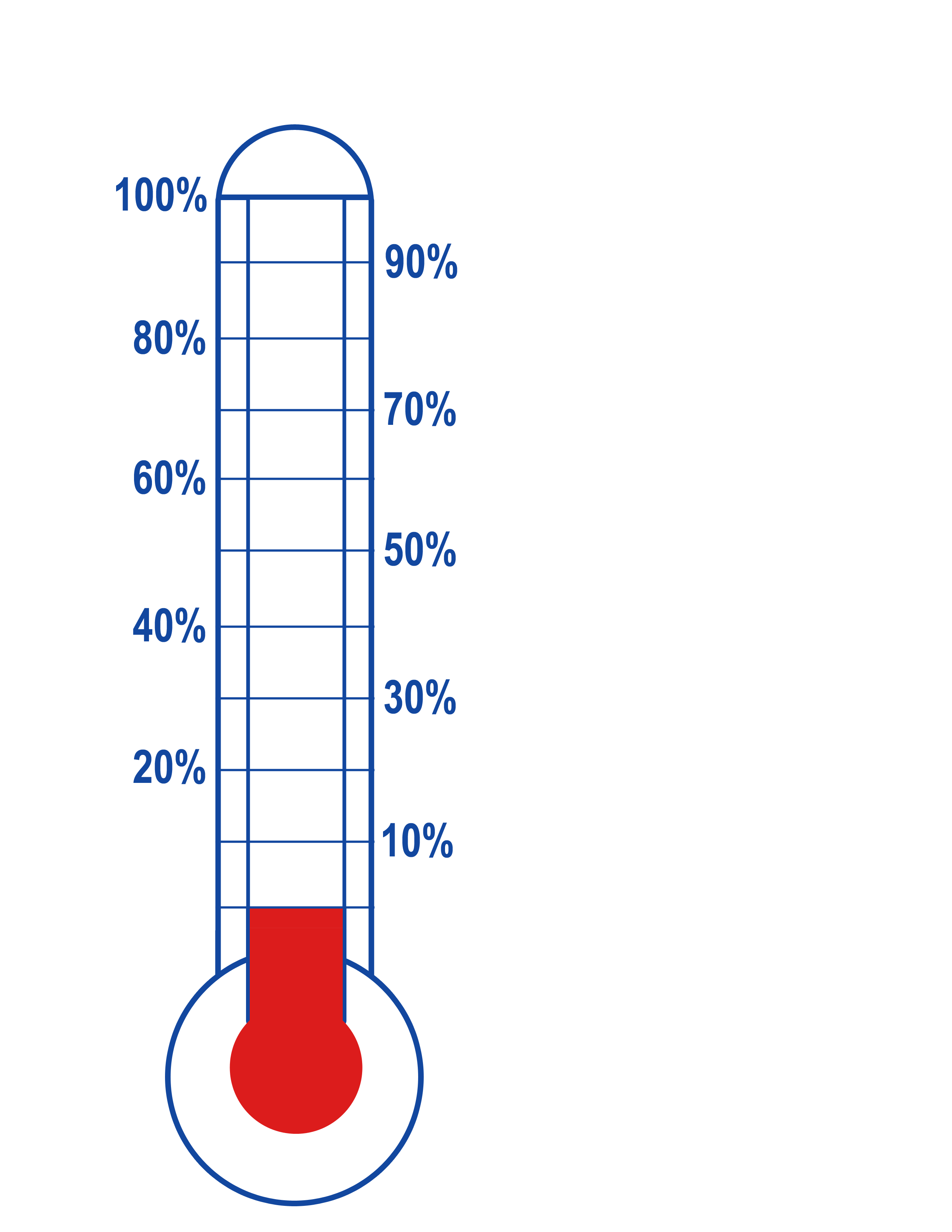 Blank thermometer clip art clipart 2