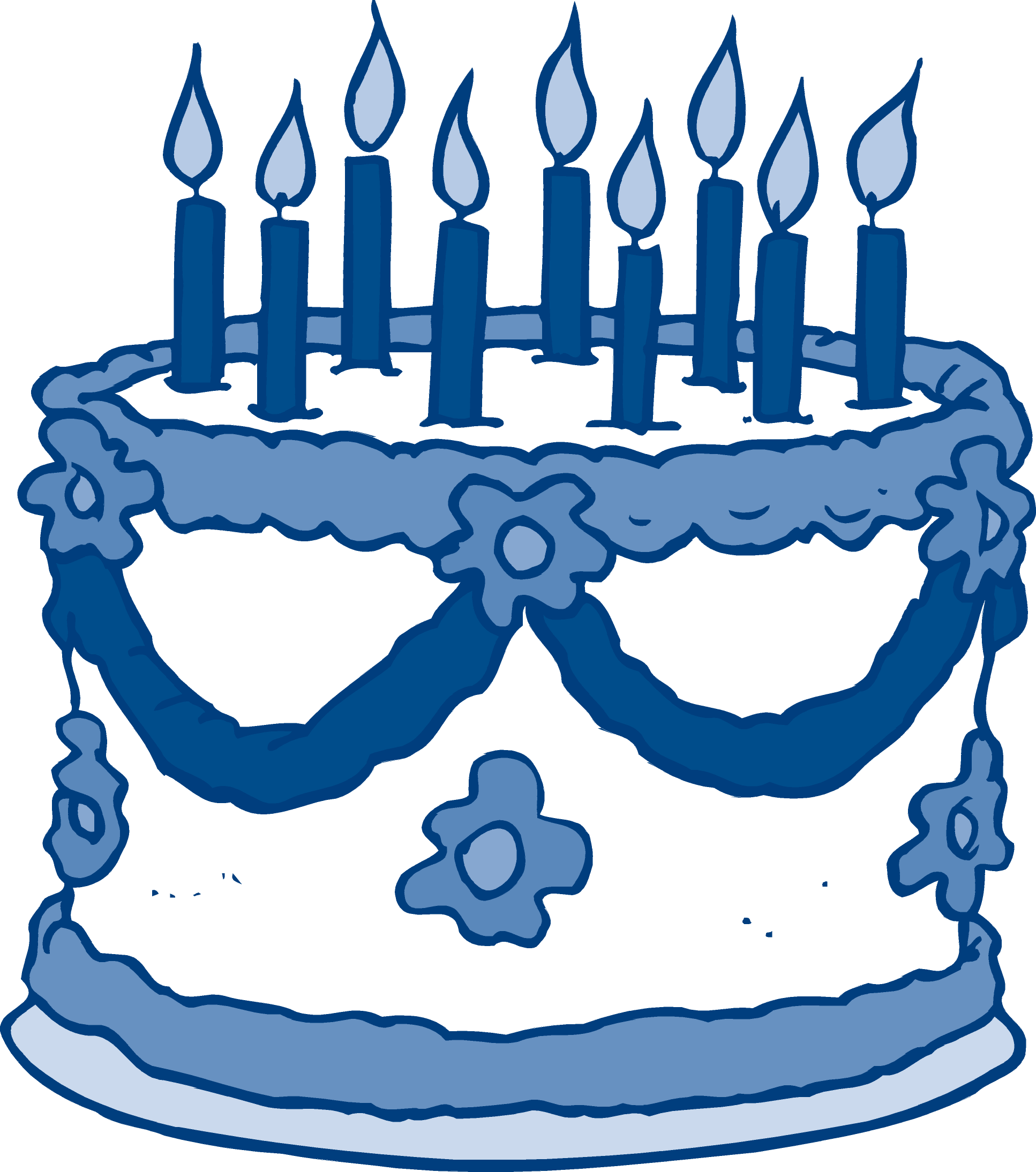 Blue birthday cake clip art birthdaycake birthday cake clipart