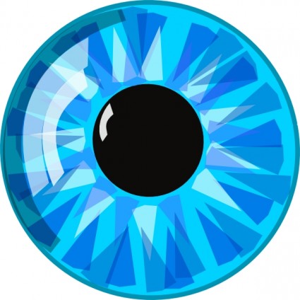 Blue eye clip art free vector in open office drawing svg svg 2