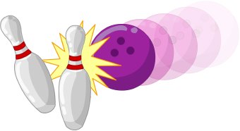 Bowling clipart image bowling pins and bowling ball image
