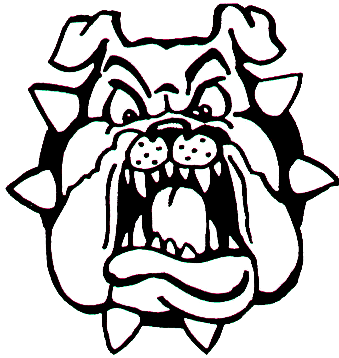 Bulldog face clip art dromggb top clipartix