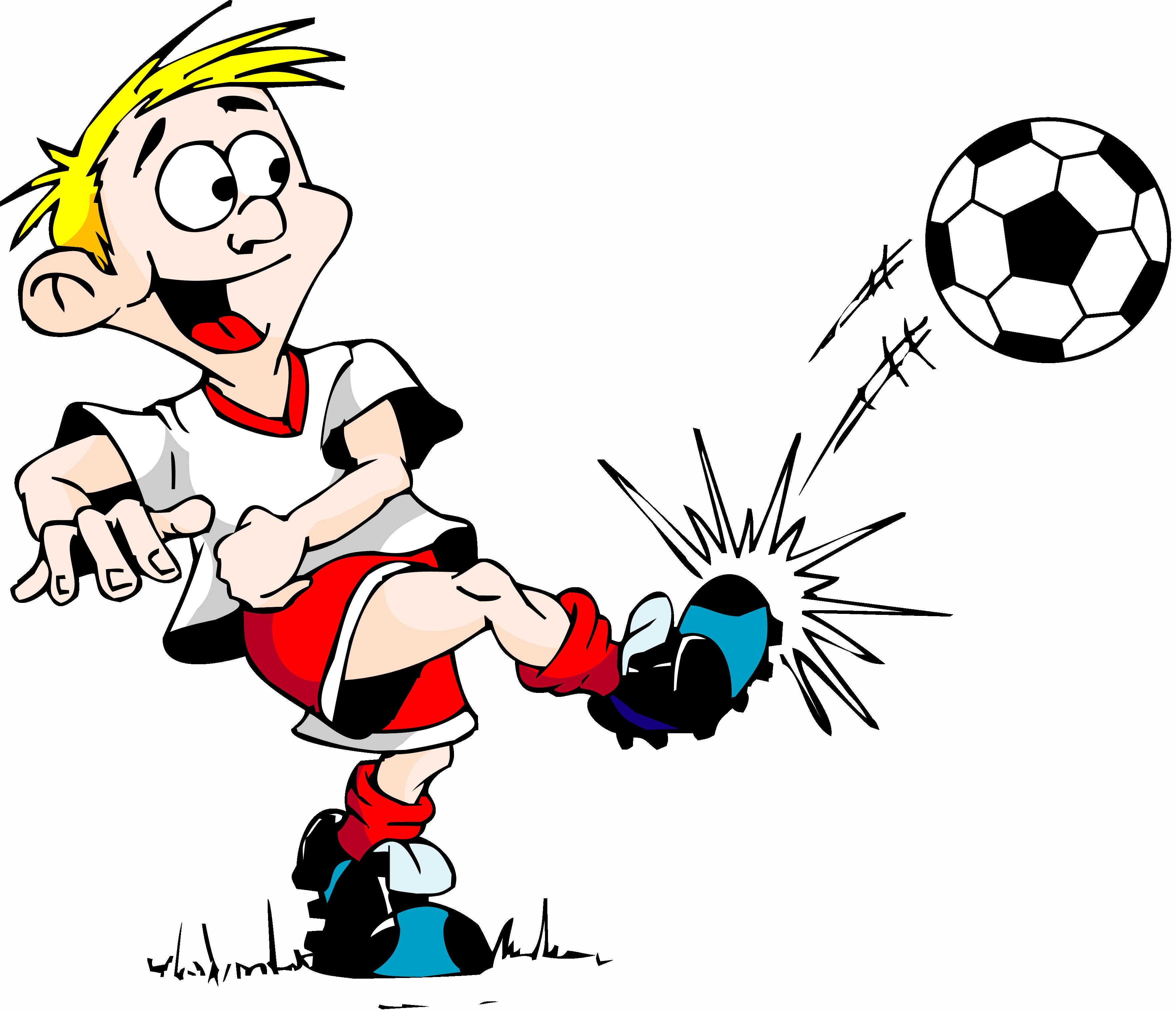Cartoon soccer clipart