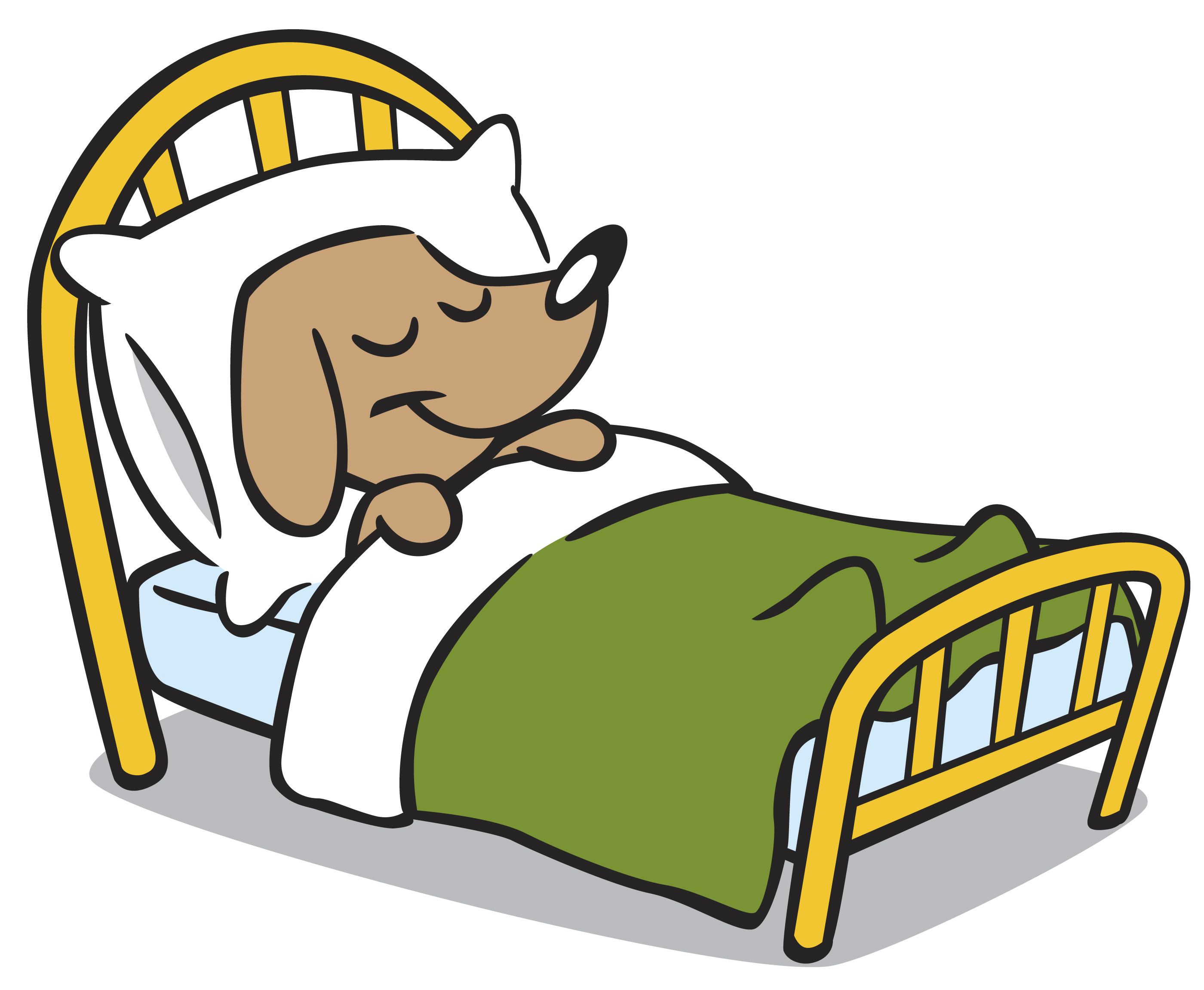 Clip art dog bed clipart clipart kid
